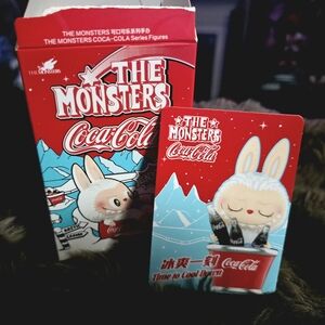 Coca Cola The Monsters Card with Red and White Design